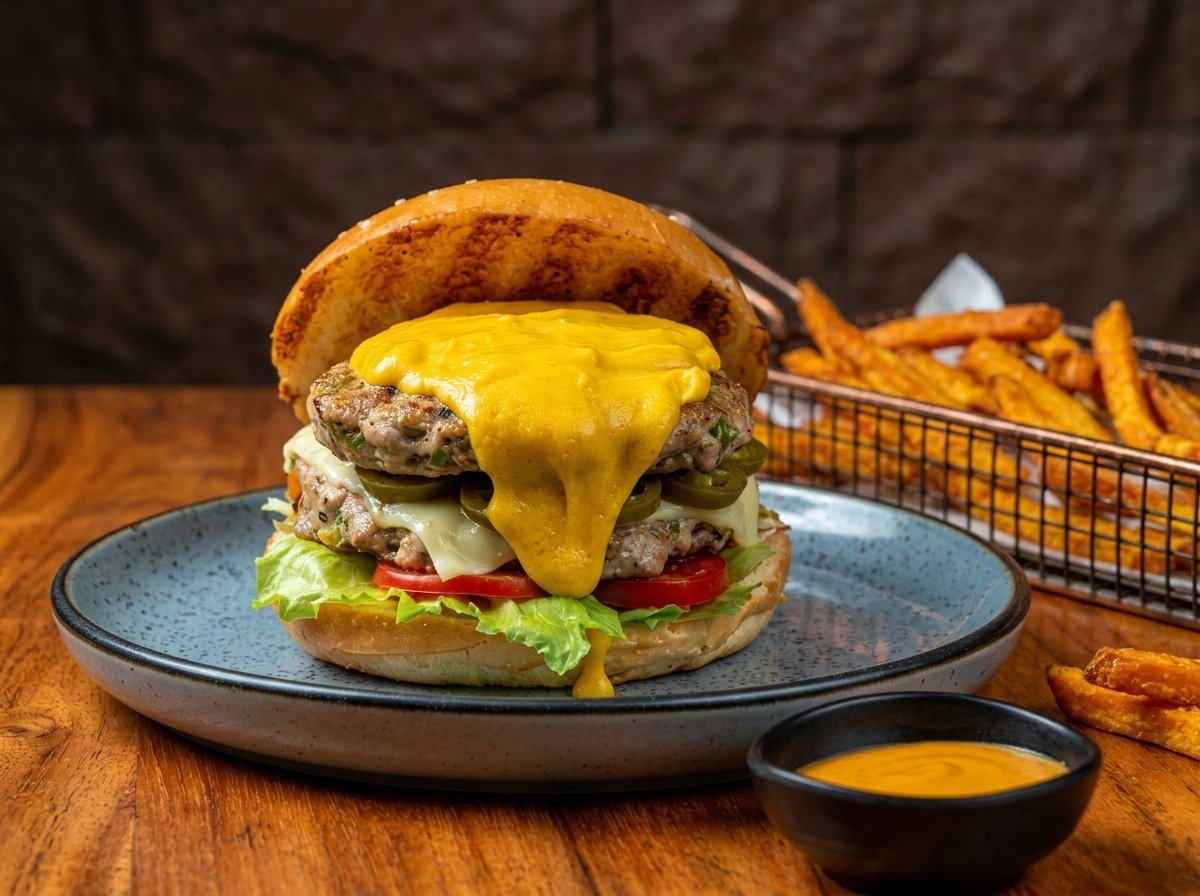 Jaw Breaker Double Cheese Burger