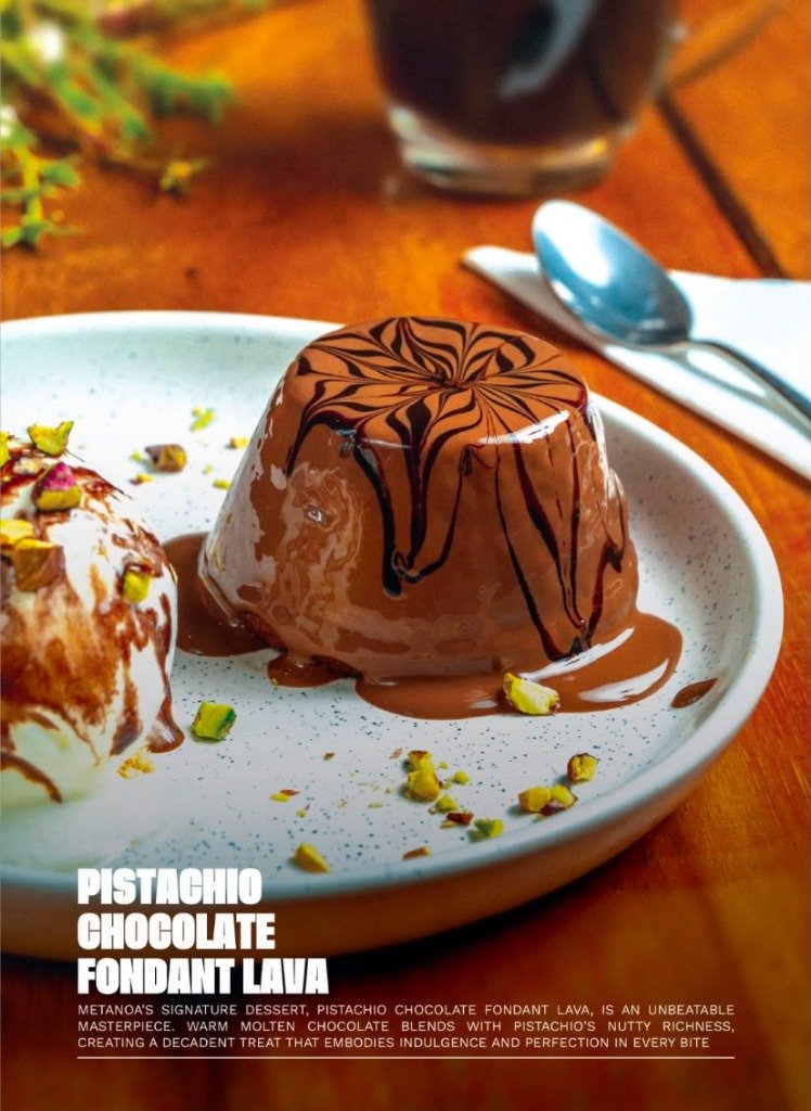 Pistachio Chocolate Fondant Lava